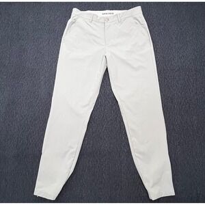Macade Golf Slim Fit Jogger Pants Mens 32 Grey Zipper Ankle Cuffs Performance